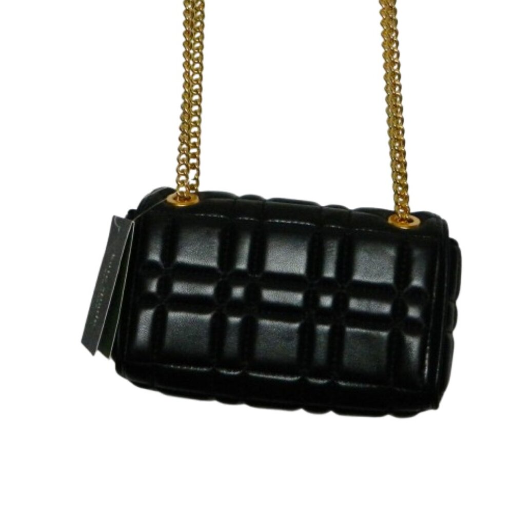kate spade new york $298 Evelyn Black Quilted Leather Small Crossbody NWT! - Picture 8 of 10